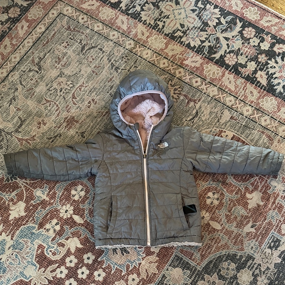 The North Face Kids Gray Puffer Jacket